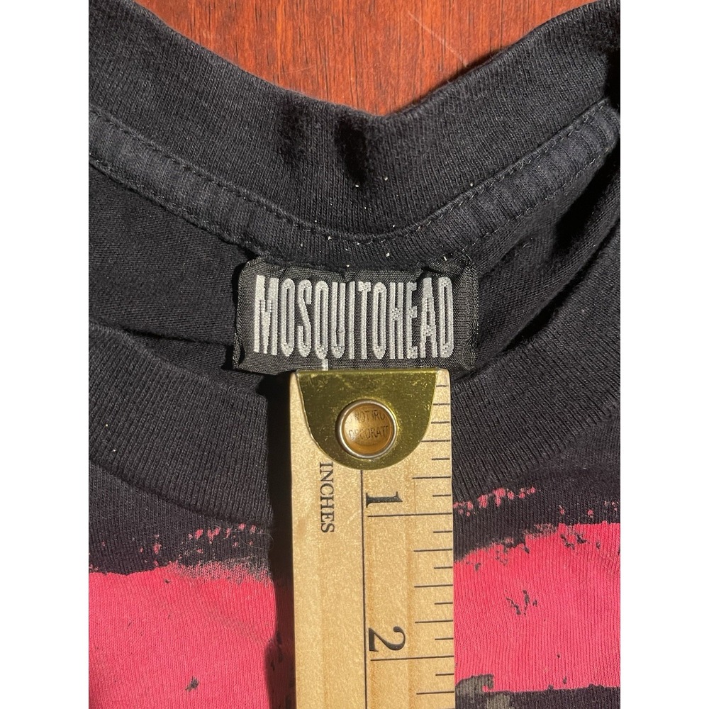 Mosquitohead David Bowie Ziggy Stardust Y2K Vintage Women's T-Shirt Preowned - Picture 6 of 7